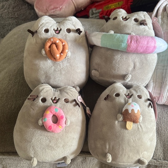 Mini Pusheen Plush Toy Set - Gray and Pink - Picture 1 of 4